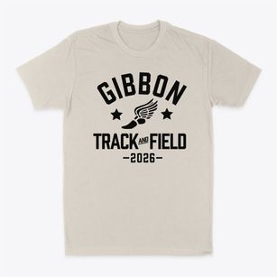 Gibbon Elementary School Track and Field Classic Dad T-Shirt