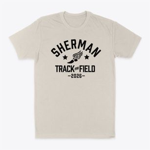 Sherman Academy School Track and Field Classic Dad T-Shirt