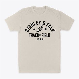 Stanley G Falk School Track and Field Classic Dad T-Shirt