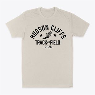 Hudson Cliffs School Track and Field Classic Dad T-Shirt