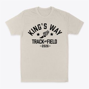 King's Way Christian Academy Track and Field Classic Dad T-Shirt