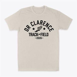 Dr Clarence Johnson Christian Academy Track and Field Classic Dad T-Shirt