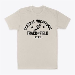 Central Vocational Technical High School Track and Field Classic Dad T-Shirt