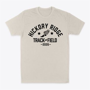 Hickory Ridge Middle School Track and Field Classic Dad T-Shirt