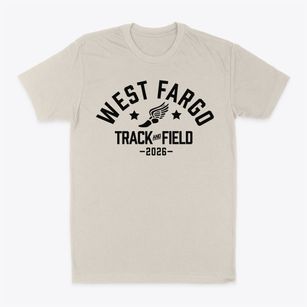West Fargo High School Track and Field Classic Dad T-Shirt