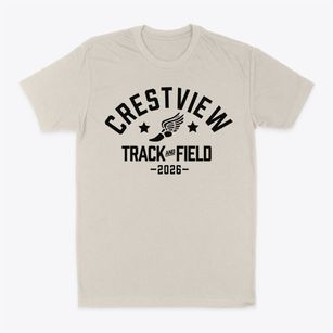 Crestview Middle School Track and Field Classic Dad T-Shirt