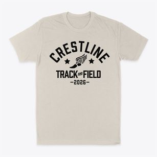Crestline High School Track and Field Classic Dad T-Shirt