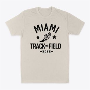Miami High School Track and Field Classic Dad T-Shirt