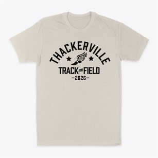Thackerville High School Track and Field Classic Dad T-Shirt
