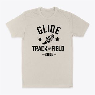 Glide Middle School Track and Field Classic Dad T-Shirt