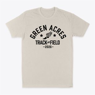 Green Acres Elementary School Track and Field Classic Dad T-Shirt