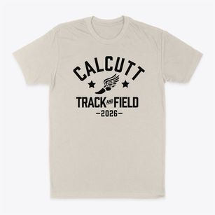 Calcutt Middle School Track and Field Classic Dad T-Shirt