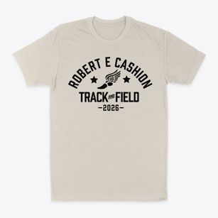 Robert E Cashion Elementary School Track and Field Classic Dad T-Shirt