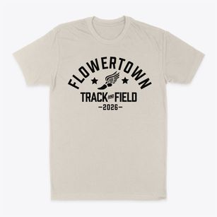 Flowertown Elementary School Track and Field Classic Dad T-Shirt