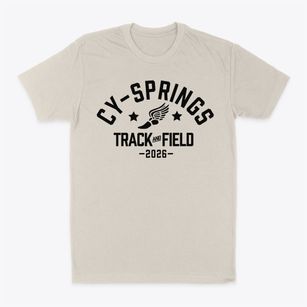 Cy-springs High School Track and Field Classic Dad T-Shirt