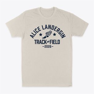Alice Landergin Elementary School Track and Field Classic Dad T-Shirt