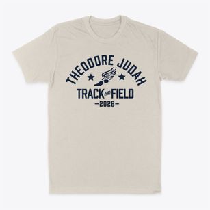 Theodore Judah Elementary School Track and Field Classic Dad T-Shirt