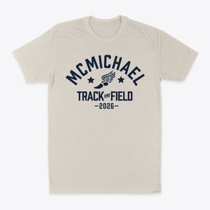 Mcmichael Middle School Track and Field Classic Dad T-Shirt