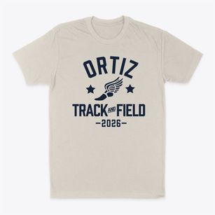 Ortiz Elementary School Track and Field Classic Dad T-Shirt