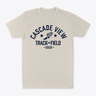 Cascade View Elementary School Track and Field Classic Dad T-Shirt