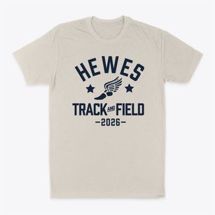 Hewes Middle School Track and Field Classic Dad T-Shirt