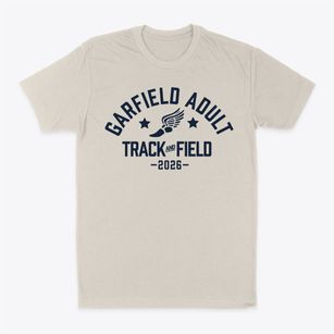 Garfield Adult Center Track and Field Classic Dad T-Shirt
