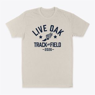 Live Oak Elementary School Track and Field Classic Dad T-Shirt