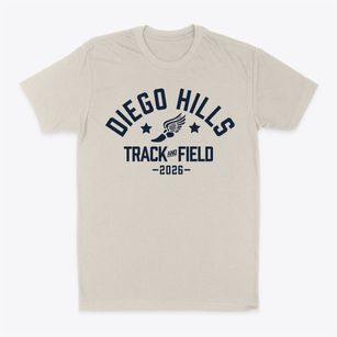 Diego Hills Charter School Track and Field Classic Dad T-Shirt