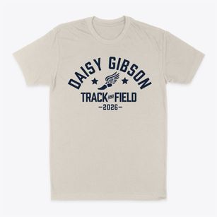 Daisy Gibson Elementary School Track and Field Classic Dad T-Shirt