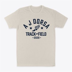 A J Dorsa Elementary School Track and Field Classic Dad T-Shirt