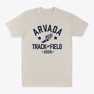 Arvada High School Redskins Track and Field Classic Dad T-Shirt