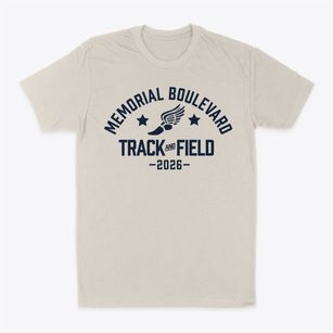 Memorial Boulevard Middle School Track and Field Classic Dad T-Shirt