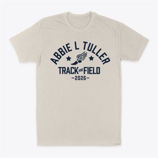 Abbie L Tuller School Track and Field Classic Dad T-Shirt