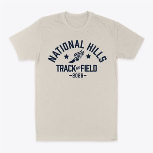 National Hills Elementary School Track and Field Classic Dad T-Shirt