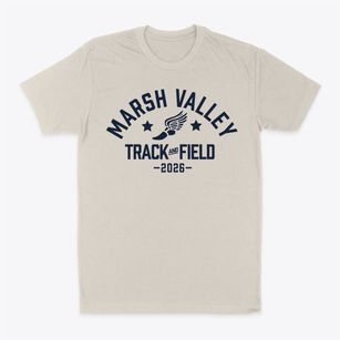 Marsh Valley Middle School Track and Field Classic Dad T-Shirt