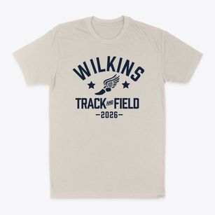 Wilkins School Track and Field Classic Dad T-Shirt