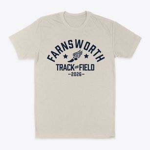 Farnsworth Elementary School Track and Field Classic Dad T-Shirt