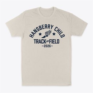 Hansberry Child Parent Center Track and Field Classic Dad T-Shirt