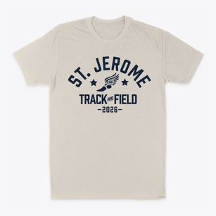 Saint Jerome School Track and Field Classic Dad T-Shirt