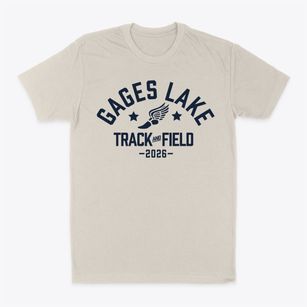 Gages Lake School Track and Field Classic Dad T-Shirt