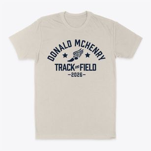 Donald Mchenry Elementary School Track and Field Classic Dad T-Shirt