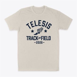Telesis Prep Academy Track and Field Classic Dad T-Shirt
