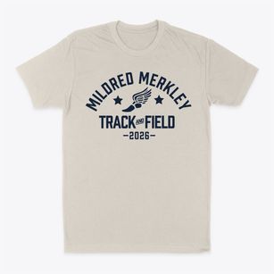 Mildred Merkley Elementary School Track and Field Classic Dad T-Shirt