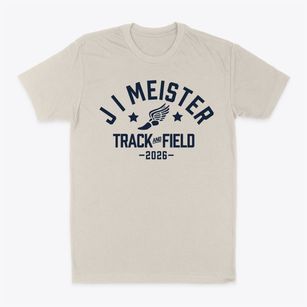 J I Meister Elementary School Track and Field Classic Dad T-Shirt