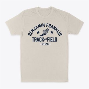 Benjamin Franklin Middle School Track and Field Classic Dad T-Shirt