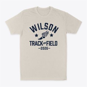 Wilson Elementary School Track and Field Classic Dad T-Shirt