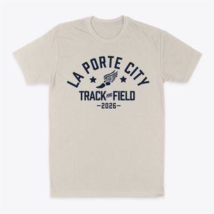 La Porte City Elementary School Track and Field Classic Dad T-Shirt