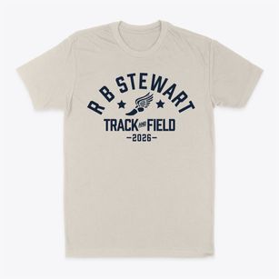 R B Stewart Elementary School Track and Field Classic Dad T-Shirt