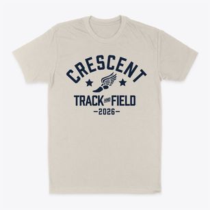 Crescent Elementary Junior High School Track and Field Classic Dad T-Shirt