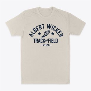 Albert Wicker Elementary School Track and Field Classic Dad T-Shirt